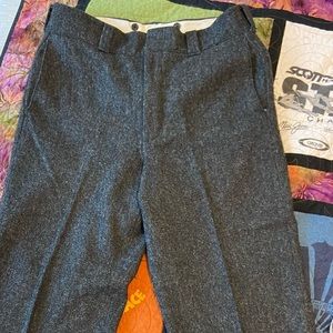 Men's Vintage LL Bean Wool Trouser